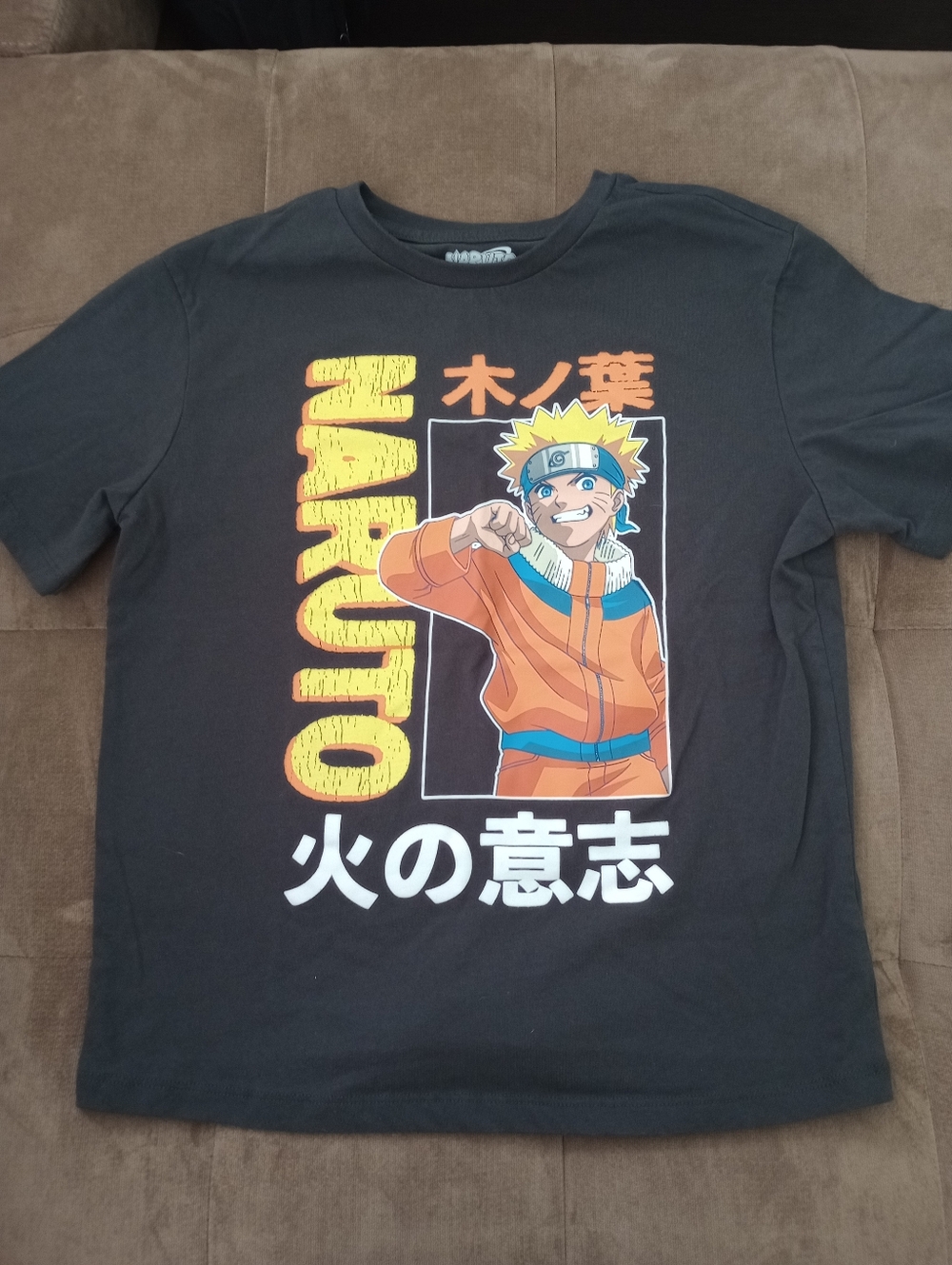 Kids - Black Shirt W/Full Color Naruto Graphic